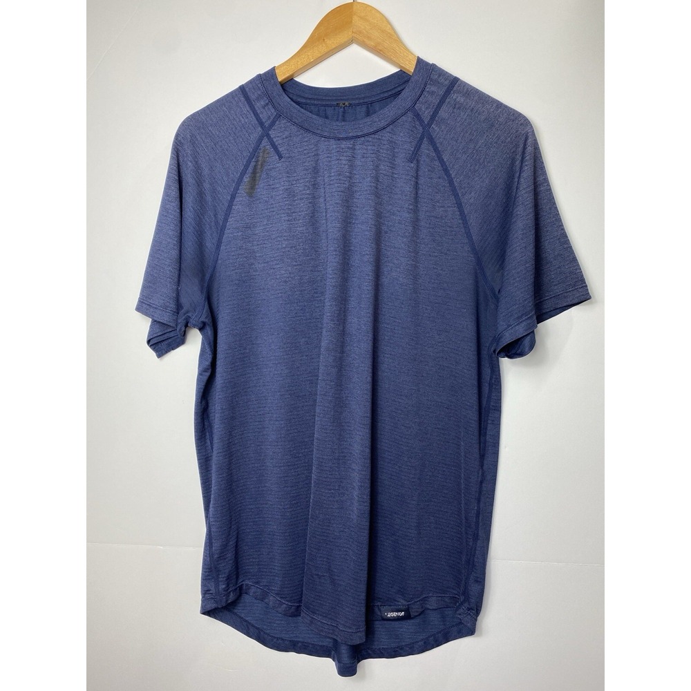 Legends Mens Blue Training Shirt Short Sleeve Athletic Gym Tee Size L Athleisure